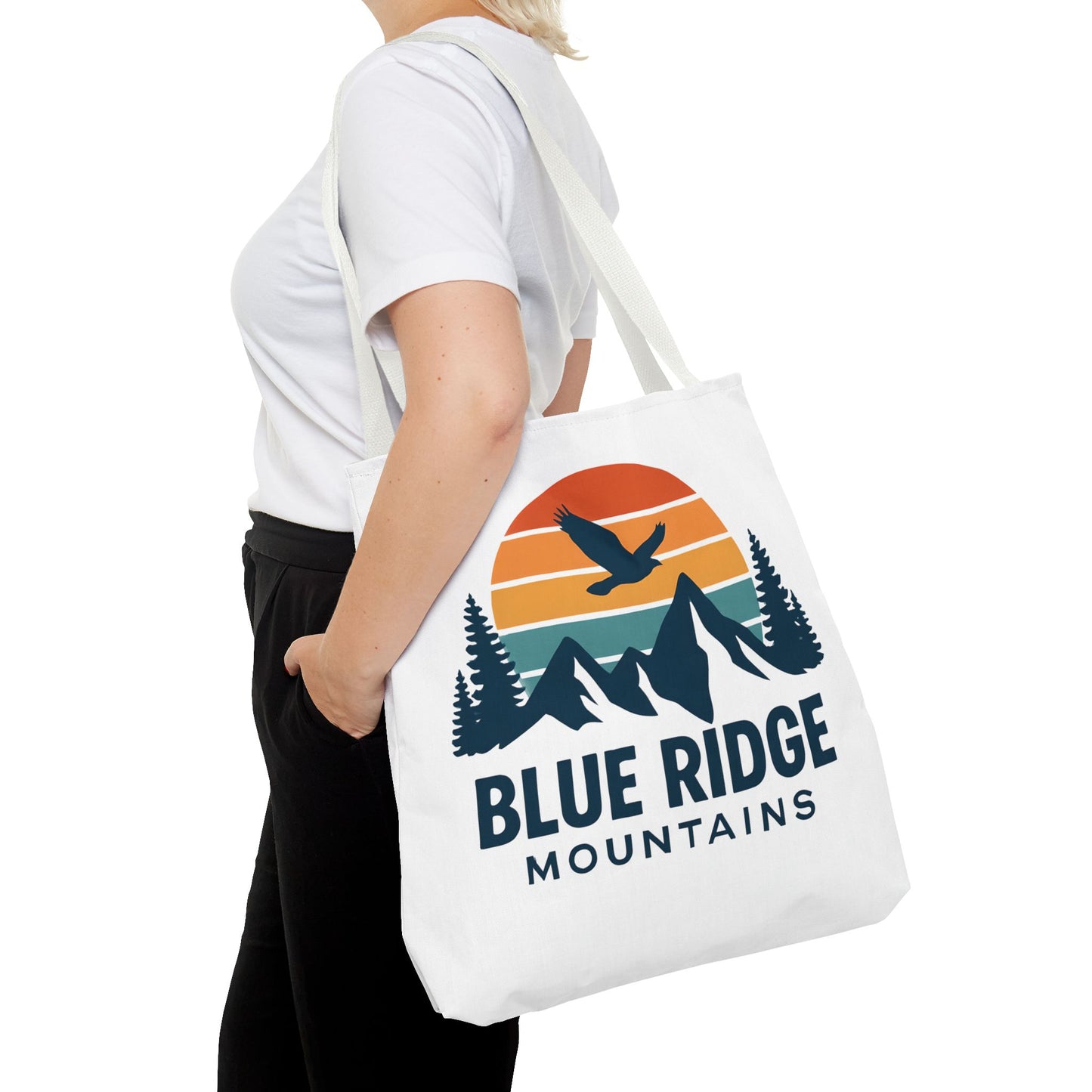Blue Ridge Mountains Tote, Blue Ridge Parkway Bag, Appalachian Trail Tote, Smokey Mountains Gift, North Carolina Gift