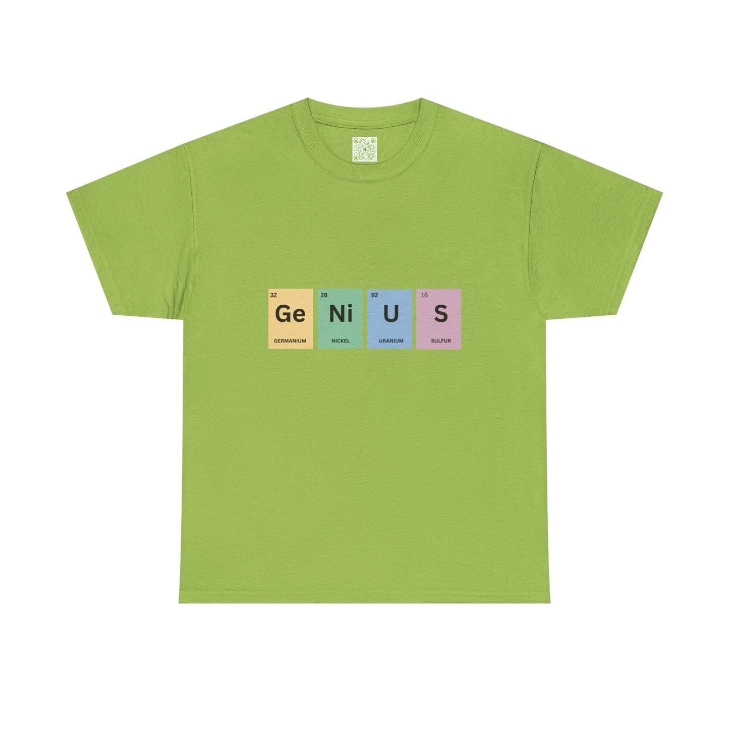 Genius Periodic Table Tee, Chemistry T-shirt, Periodic Table Shirt, Science Lover, Nerdy T-shirt, Funny Science Shirt