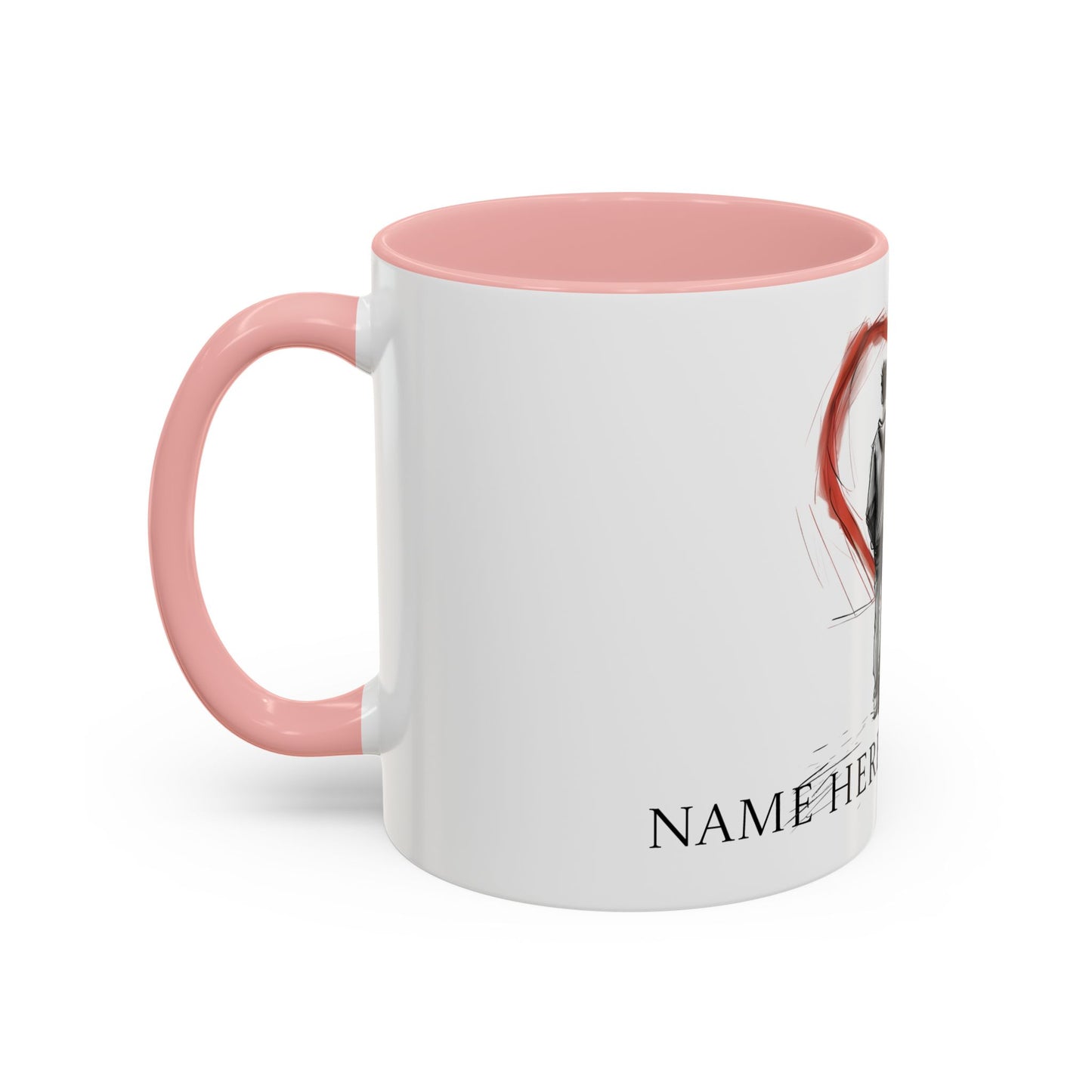 Customized Love Mugs for Two - A Romantic Home Accent for Coffee Connoisseurs - Unique Home Decor, Valentines Day Present