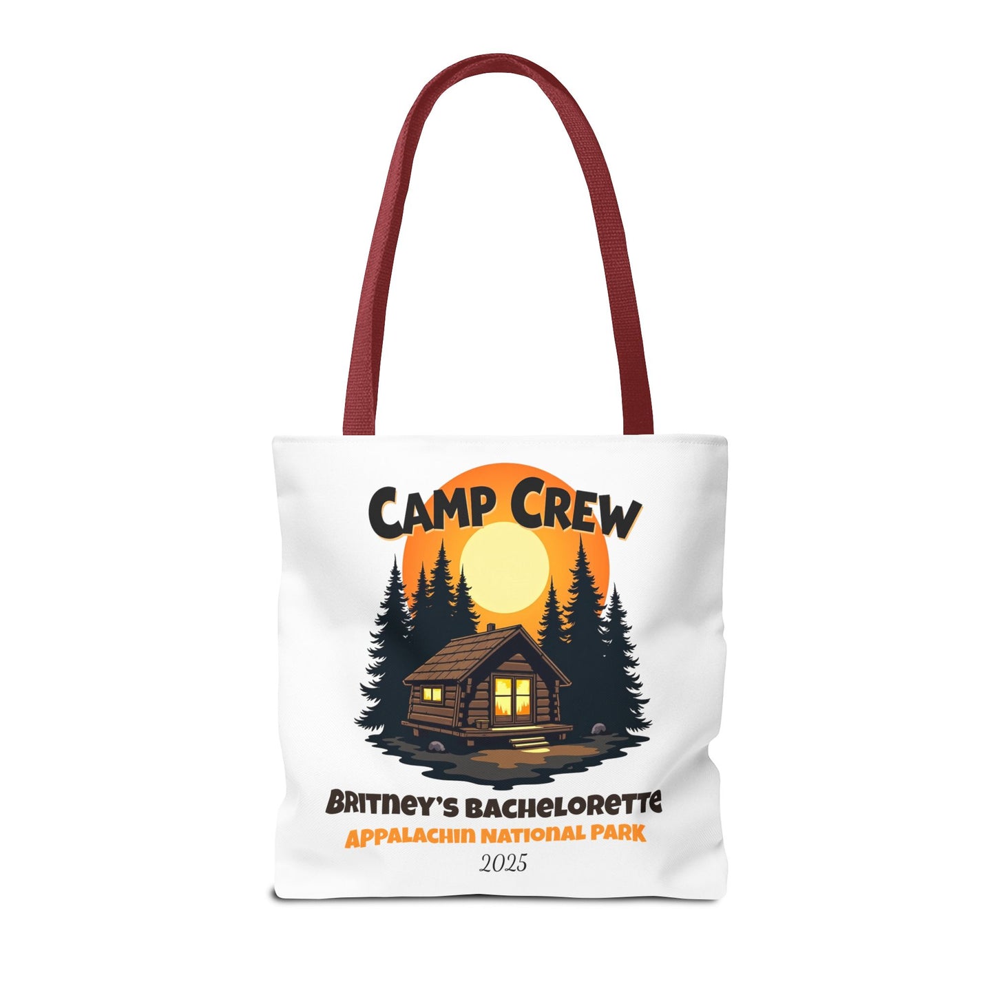 Bachelorette Camp Crew Tote Bag, Bride Beach Bag, Camp Bride, Camping Bach, Bridal Tote Bag, Custom Beach Bag