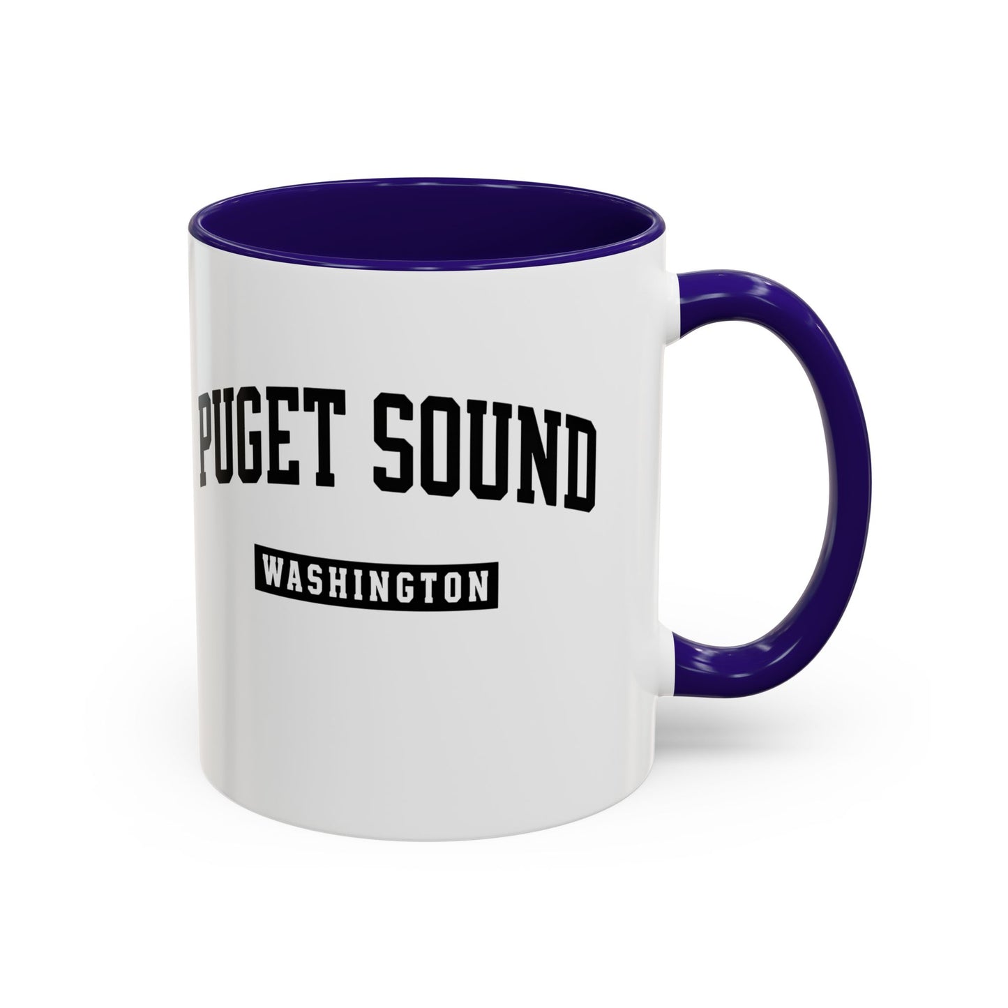 Seattle, Tacoma, Puget Sound Washington Accent Coffee Mug, Tacoma, Puget Sound Gift, Puget Sound WA, Washington Souvenir, Puget Sound Mug