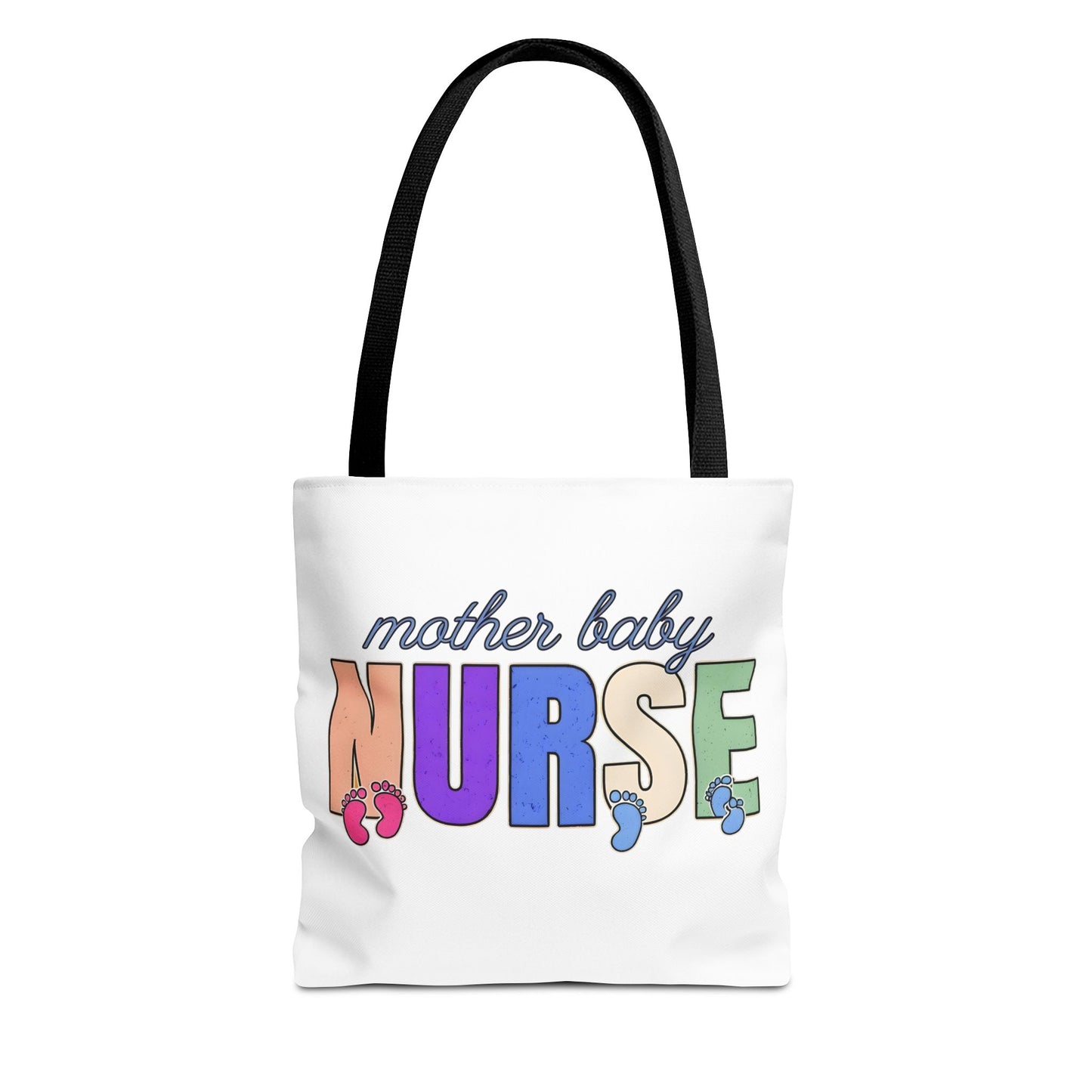 Postpartum Mother Baby Nurse Tote Bag, Nurse Appreciation, Cute Nurse Bag, Labor and Delivery, Midwife Gift