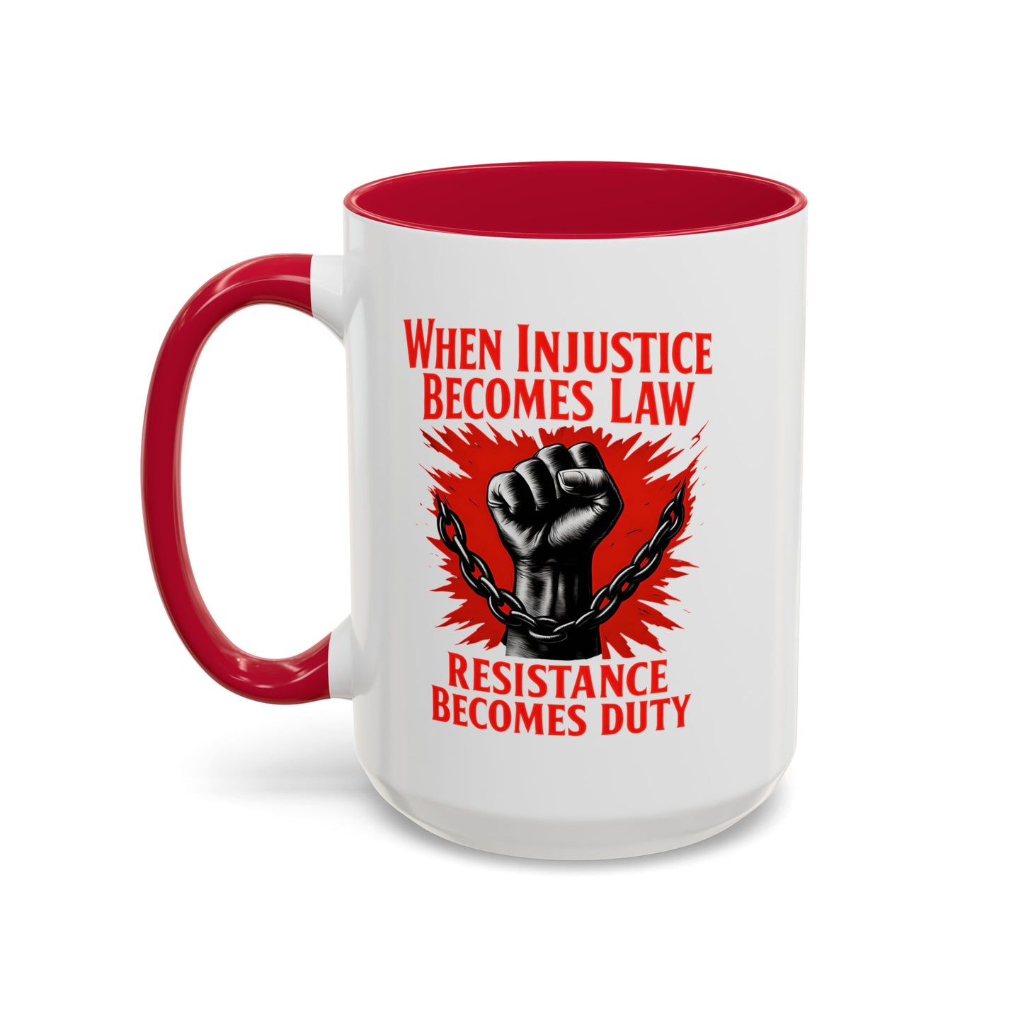 anti trump mug, chinga la mirgra, When Injustice Becomes Law, Resistance Mug, Social Justice Mug, Equality Coffee Cup, Resist Mug Gift