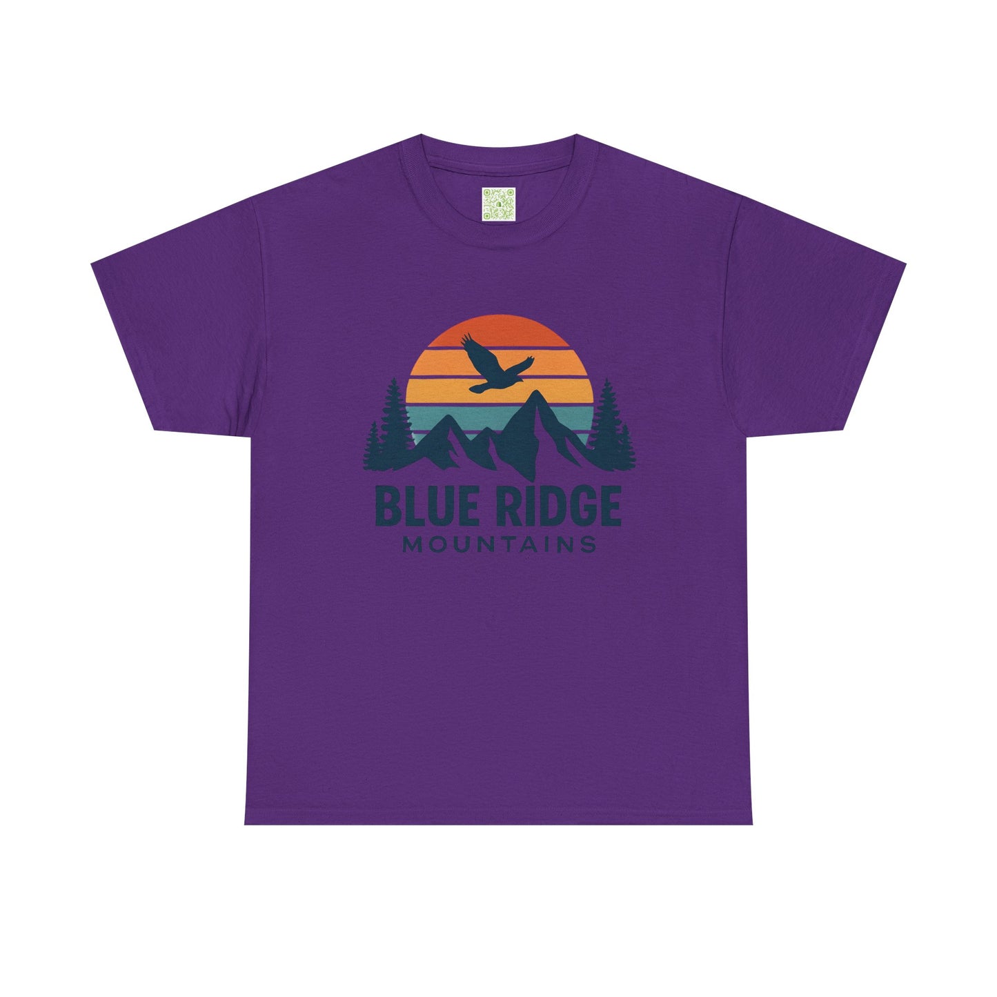 Blue Ridge Parkway Unisex Heavy Cotton Tee, Nature Lover Shirt, Blue Ridge Mountains, North Carolina Shirt, Camping Gift
