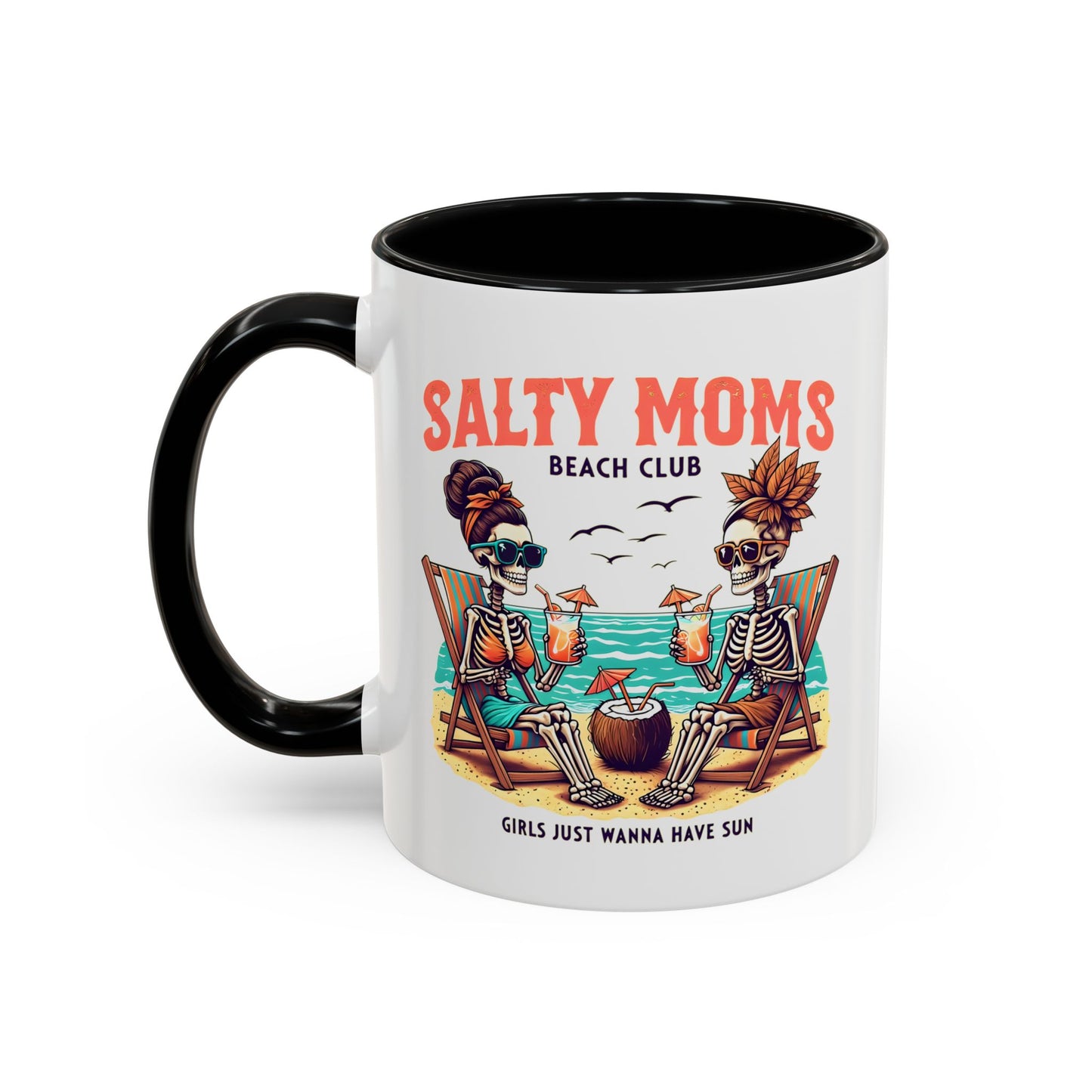 Salty Moms Beach Club Mug, Salty Mug, Summer Mom Mug, Hot Mom Summer, Beach Club Mug, Stay Salty Mug, Beach Days