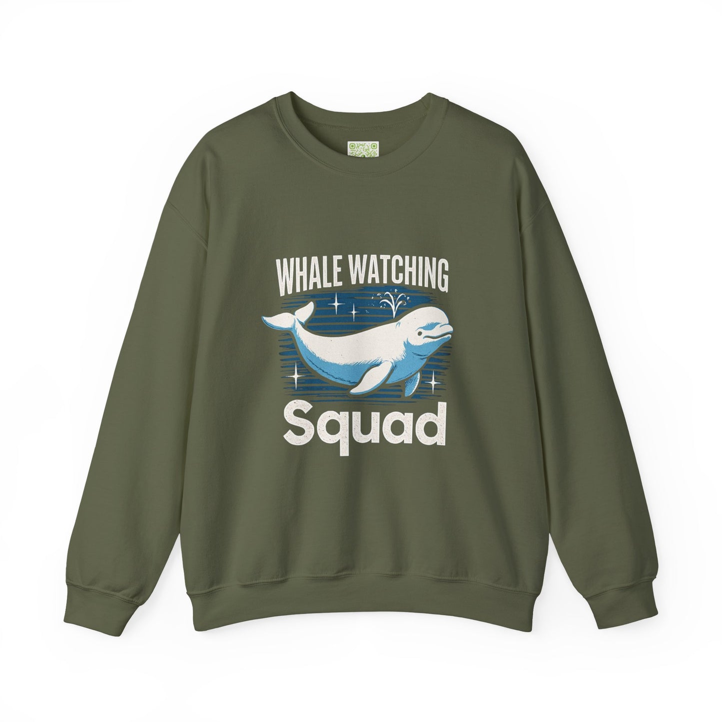 Whale Watching Squad Sweatshirt, Unisex Crewneck, Personalized Whale Watching, Whale Shirt, Whale Gifts, Blue Whale