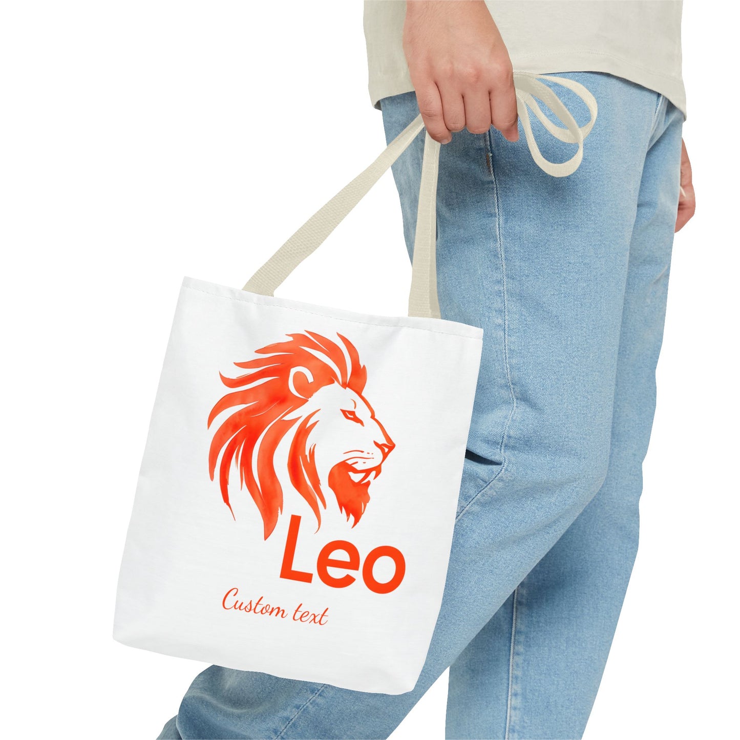 Leo Zodiac Personalized Tote Bag, Artistic Tote Bag, Astrology Lover, Trendy Tote Bag, Weekender, Aesthetic Tote