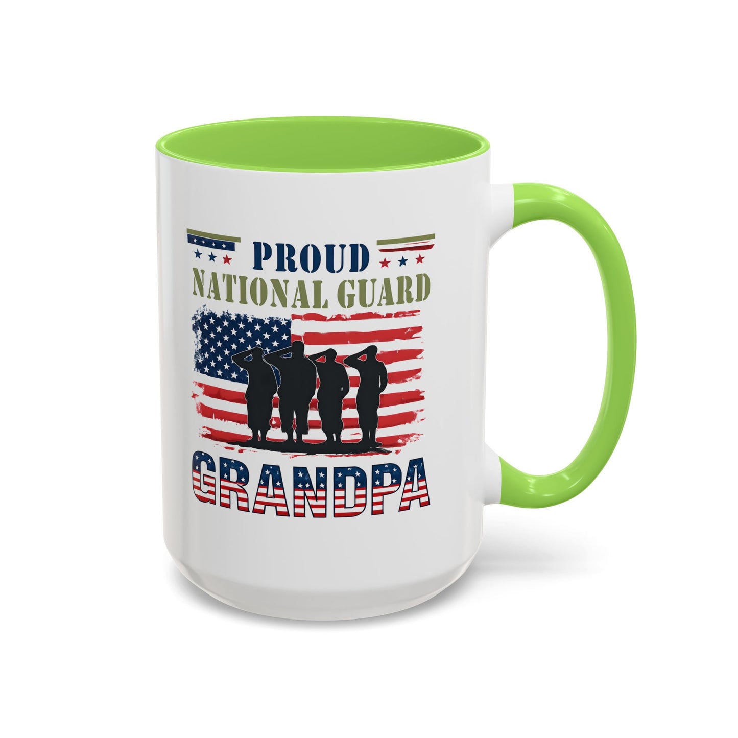 National Guard, Proud Grandpa Coffee Mug, Veteran Appreciation, Gift for Heroes, Military Family Gift