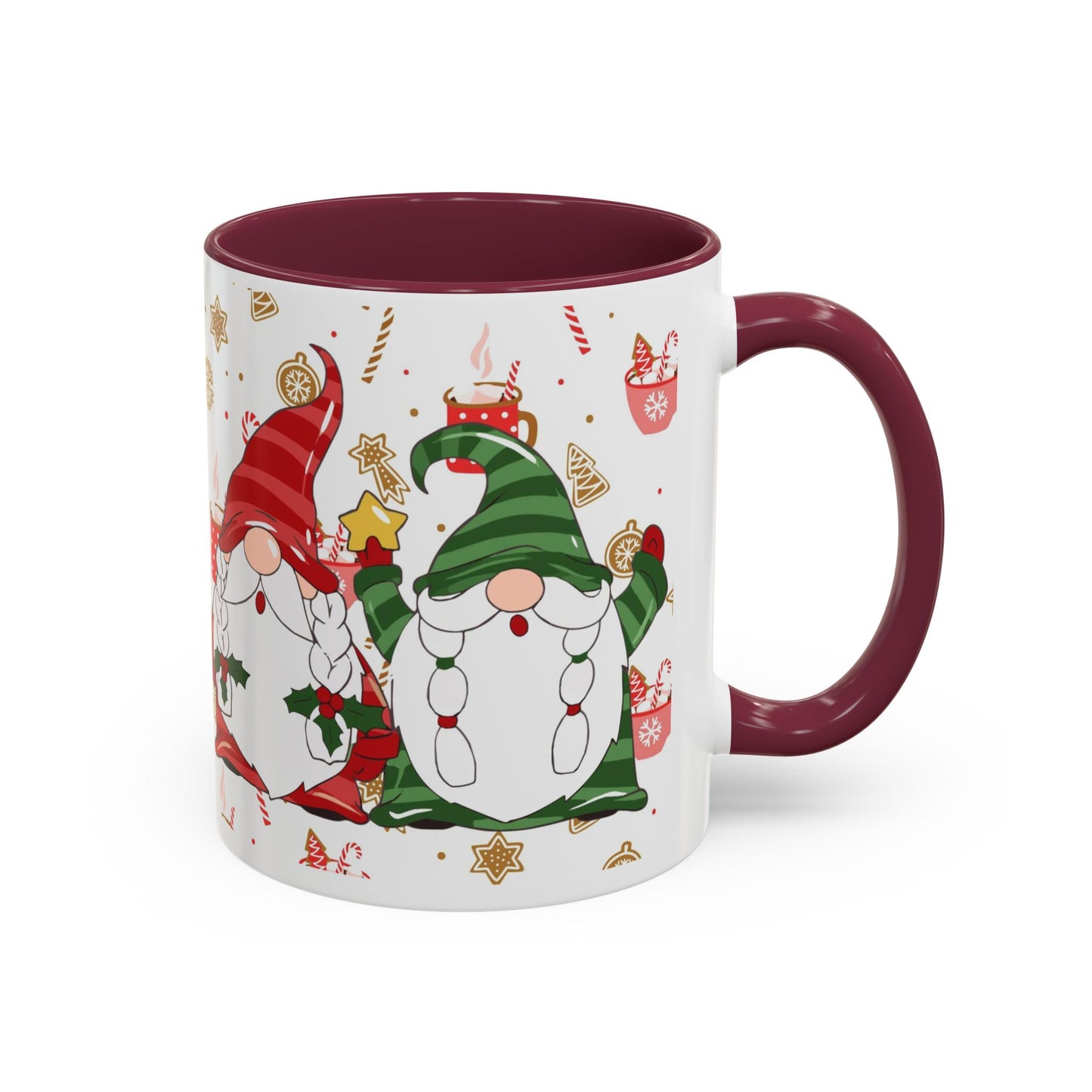 Joyous Gnome Christmas Mug Collection, Cute Holiday Coffee Cup, Festive Gnome Gift, Christmas Morning Hot Cocoa Mug, Holiday Drinkware for Family