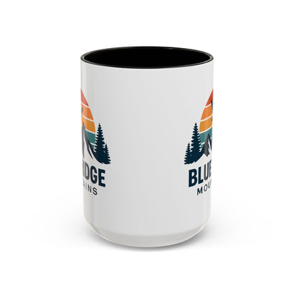 Blue Ridge Mountains, One Happy Camper, Accent Coffee Mug, Blueridge Mug, Blue Ridge Parkway, Camping Coffee Mug, Camping Gift
