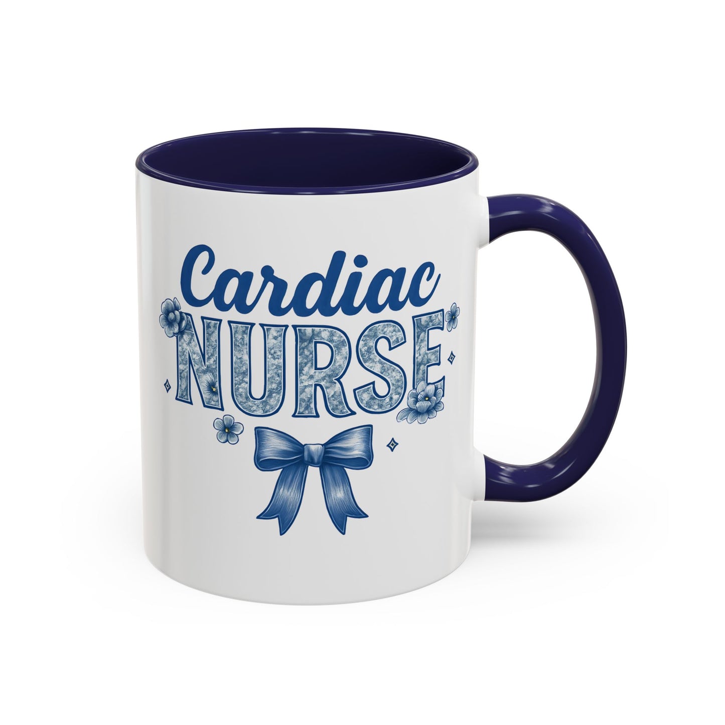 Chinoiserie Nurse Mug, Cardiac Nurse Mug, Cardiac ICU Mug, CVICU Nurse Mug, Cardiology Nurse Gift, Nurse Team Mug