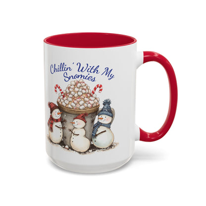 Snowman Holiday Mug - Festive Hot Cocoa Cup, Gift for Winter Lovers, Cozy Drinkware for Christmas, Cute Ceramic Coffee Mug