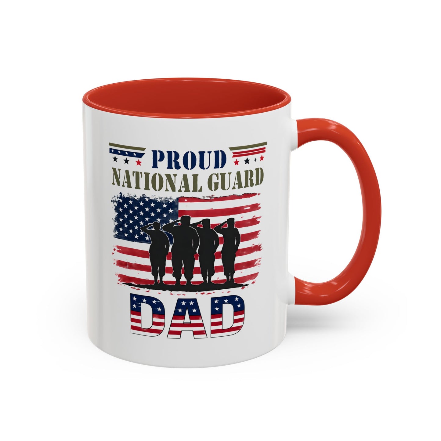Proud National Guard Dad Coffee Mug, Army National Guard, Veteran Appreciation, Military Family Gift, Gift For Heroes
