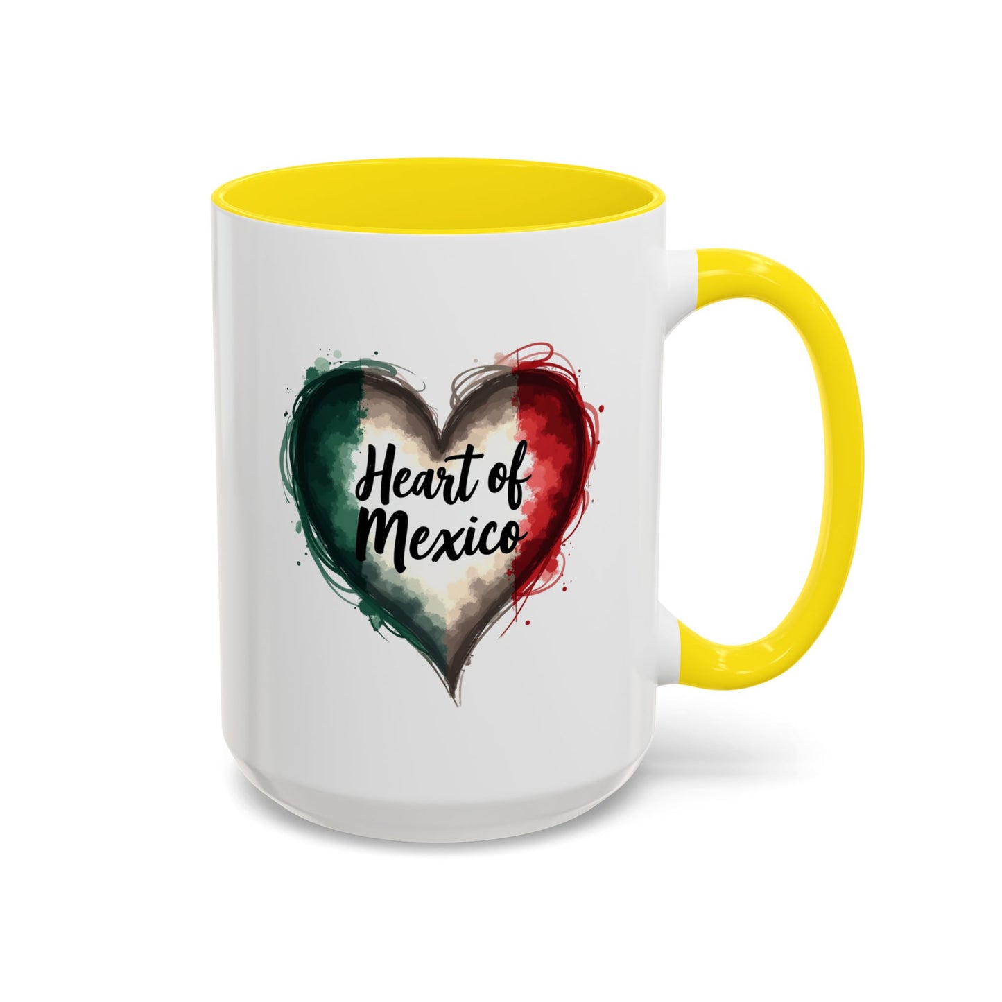 Heart of Mexico Coffee Mug, Hispanic Heritage Mug, Mexican Pride Gift, Immigrant Rights, Mexican Culture, Resistance Mug