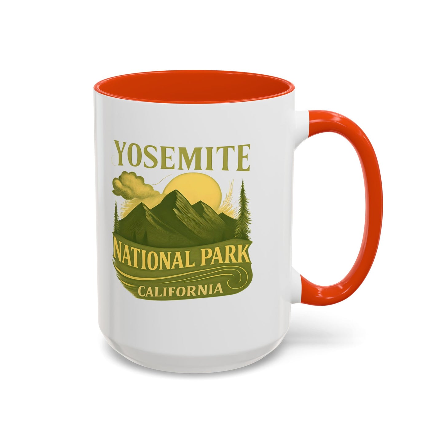 Yosemite National Park Accent Mug, Yosemite Gift, Yosemite Travel Gift, California Trip, Granola Girl Gift