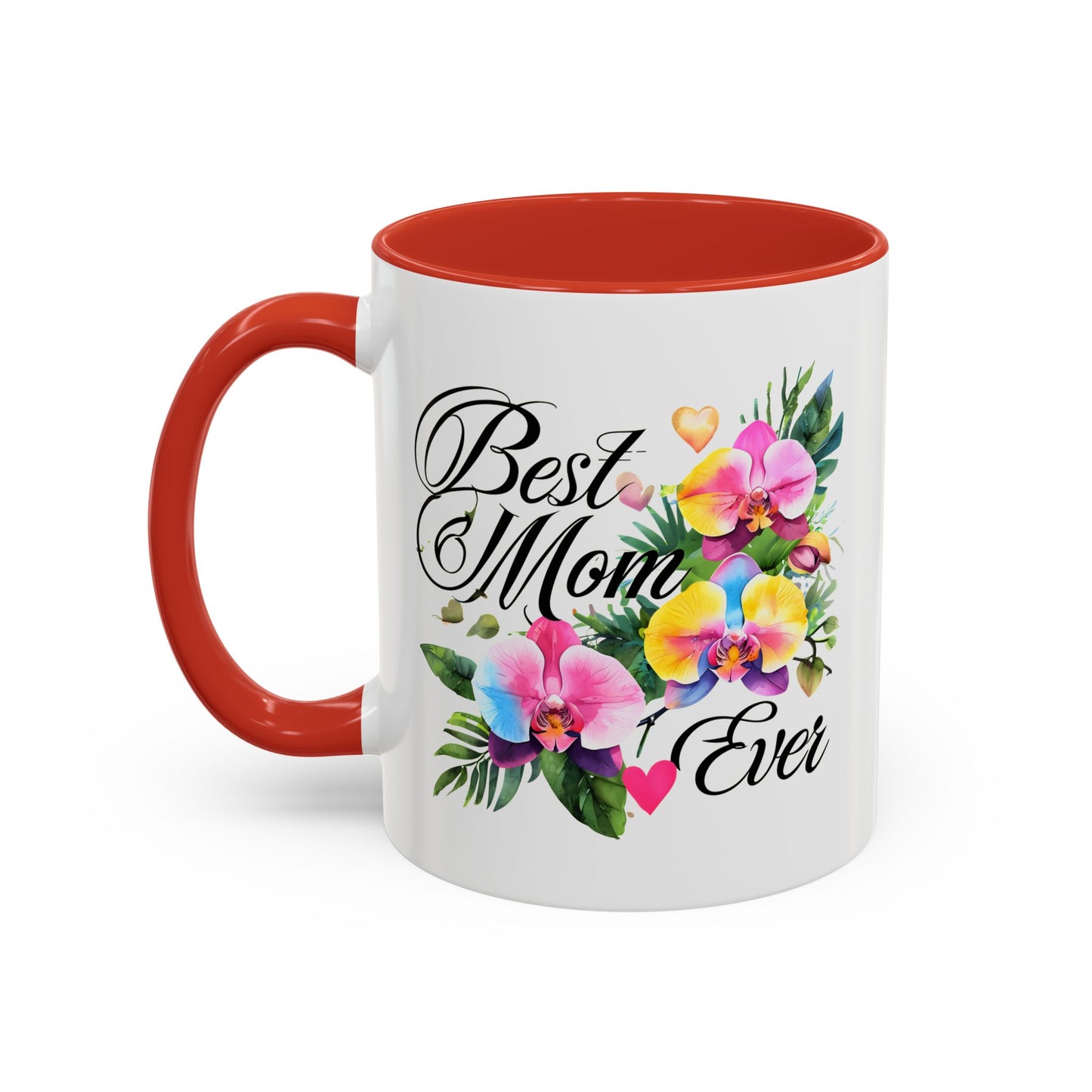 Floral Best Mom Coffee Mug, Vibrant Tea Mug for Mom, Unique Mother's Day Gift, Appreciation Gift for Her