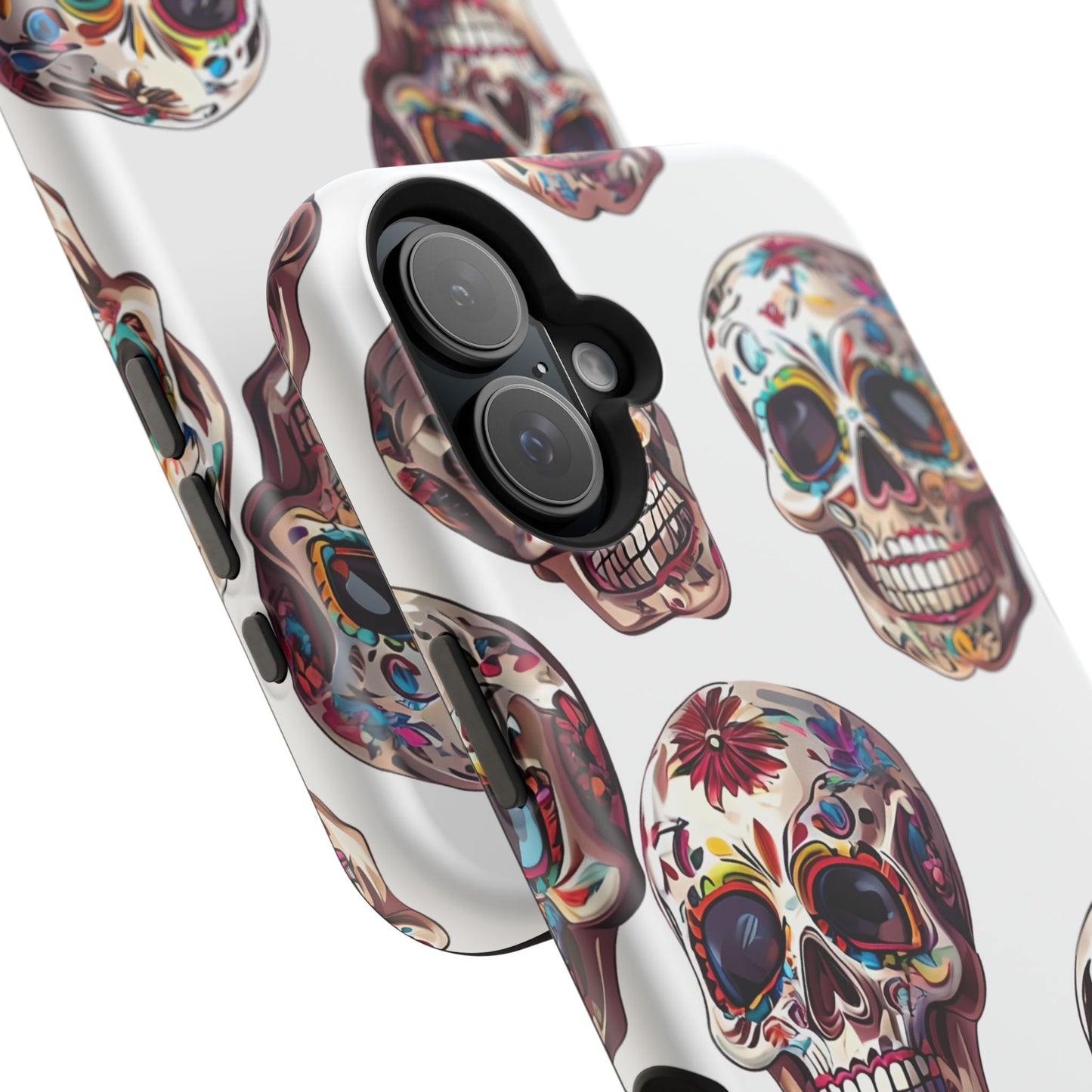 Sugar Skull Phone Case, Dia De Los Muertos, Day Of The Dead, Mexican Tradition, Sugar Skull Art, Wireless Charger