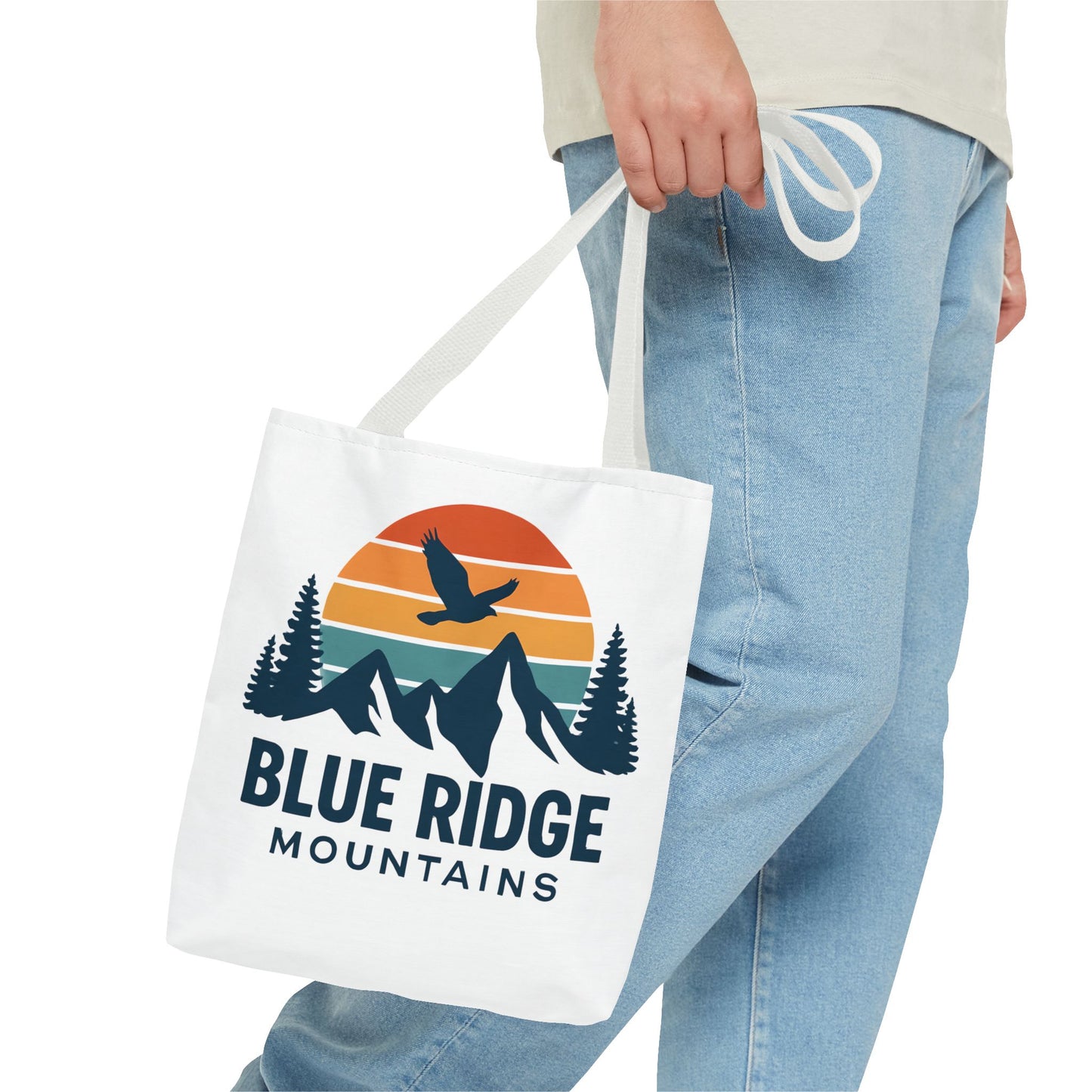 Blue Ridge Mountains Tote, Blue Ridge Parkway Bag, Appalachian Trail Tote, Smokey Mountains Gift, North Carolina Gift
