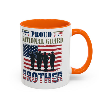 Proud National Guard Brother Coffee Mug, Veteran Appreciation Mug, Military Family Gift, Army Gifts, Tactical Gifts