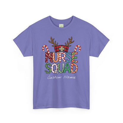 Personalized Nurse Squad Holiday Tee, Snowman Shirt, Christmas Womens, Future Nurse Gift, Nurse Gift, Gift For Nurse