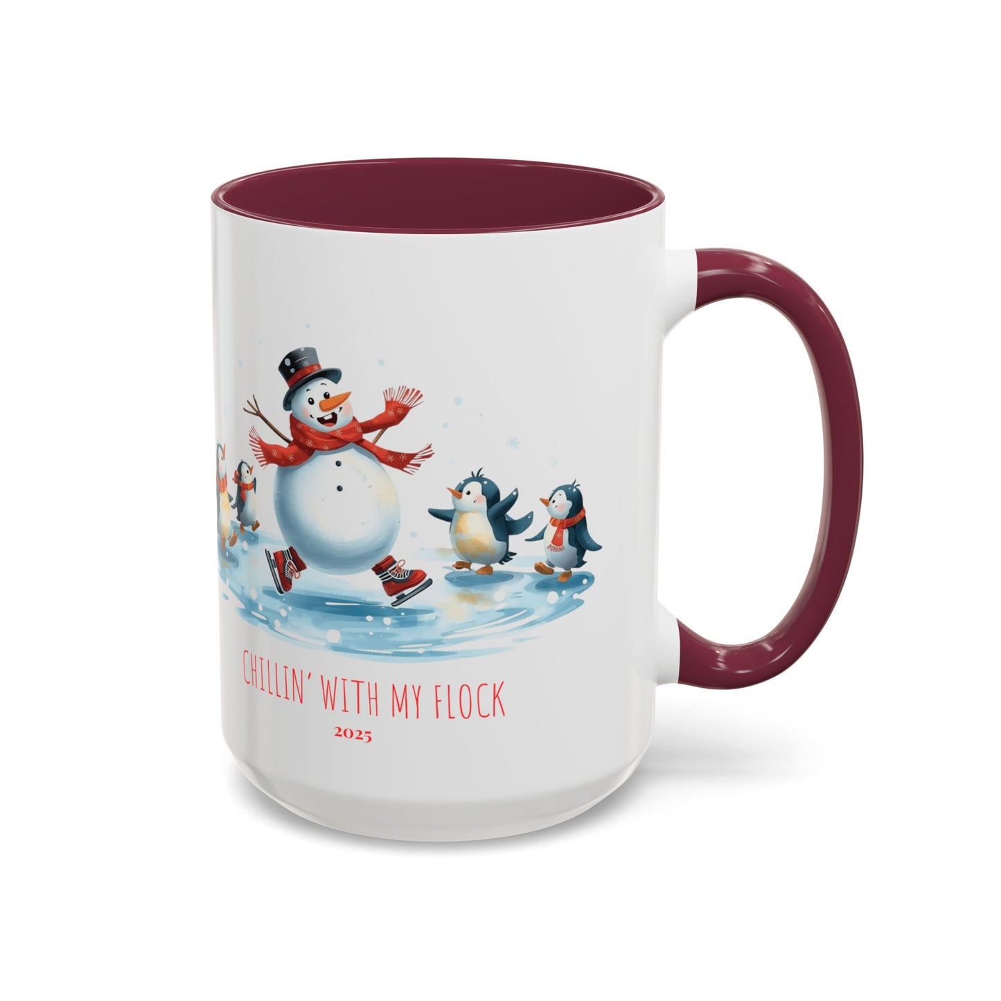 Christmas Snowman Mug – Cute Holiday Coffee Cup, Snowman Lover Gift, Hot Chocolate Mug, Christmas Cocoa Cup, Gift for Her 2025