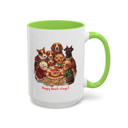 Dog Christmas Mug, Colorful Pet Lover Holiday Mug, Custom Dog Mug, Funny Christmas Dog, Christmas Squad, Merry Christmas Gift