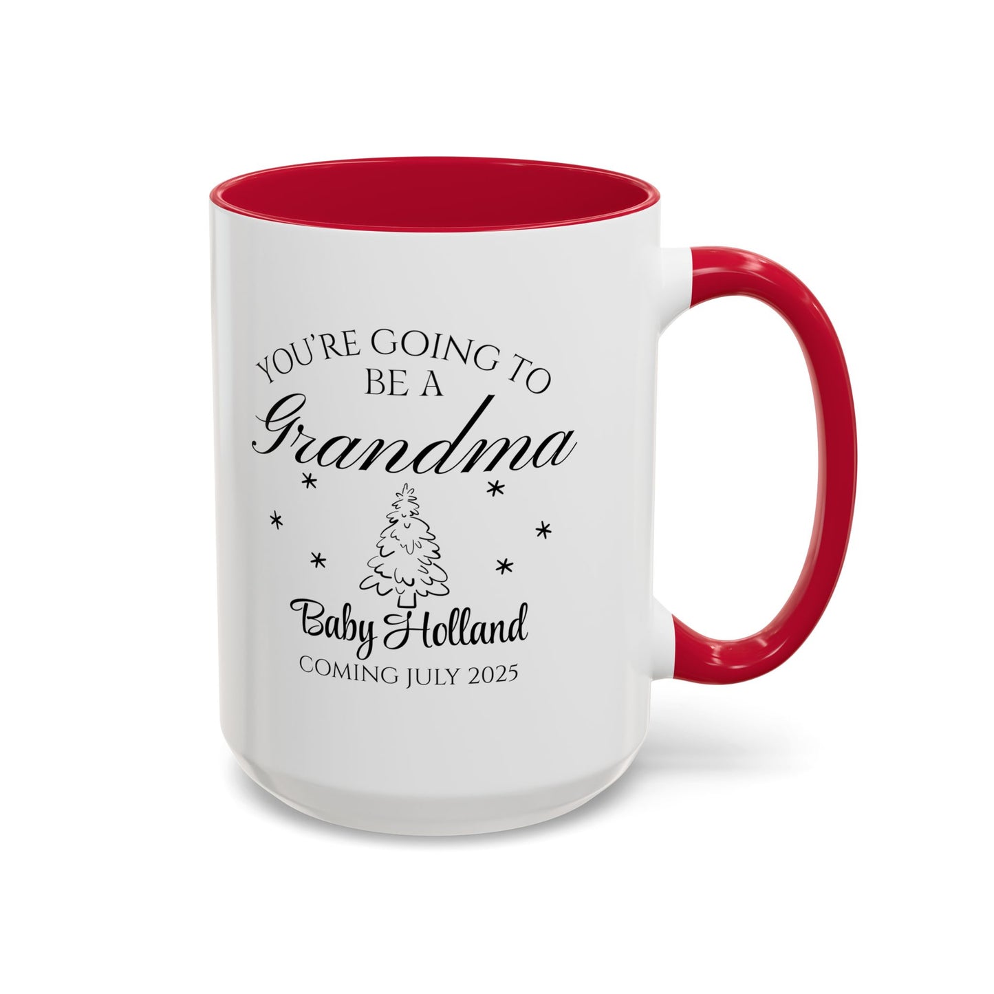 You’re Going to Be a Grandma Mug, Pregnancy Announcement Coffee Cup, New Grandma Gift, Baby Reveal Mug for Grandparents, 2025 Baby Announcement