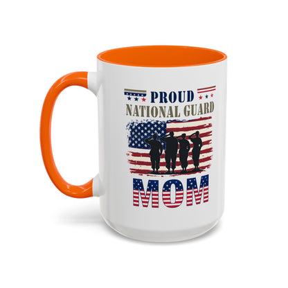 Proud National Guard Mom Mug, Army National Guard, Armed Forces, Veteran Appreciation, Military Family Gift