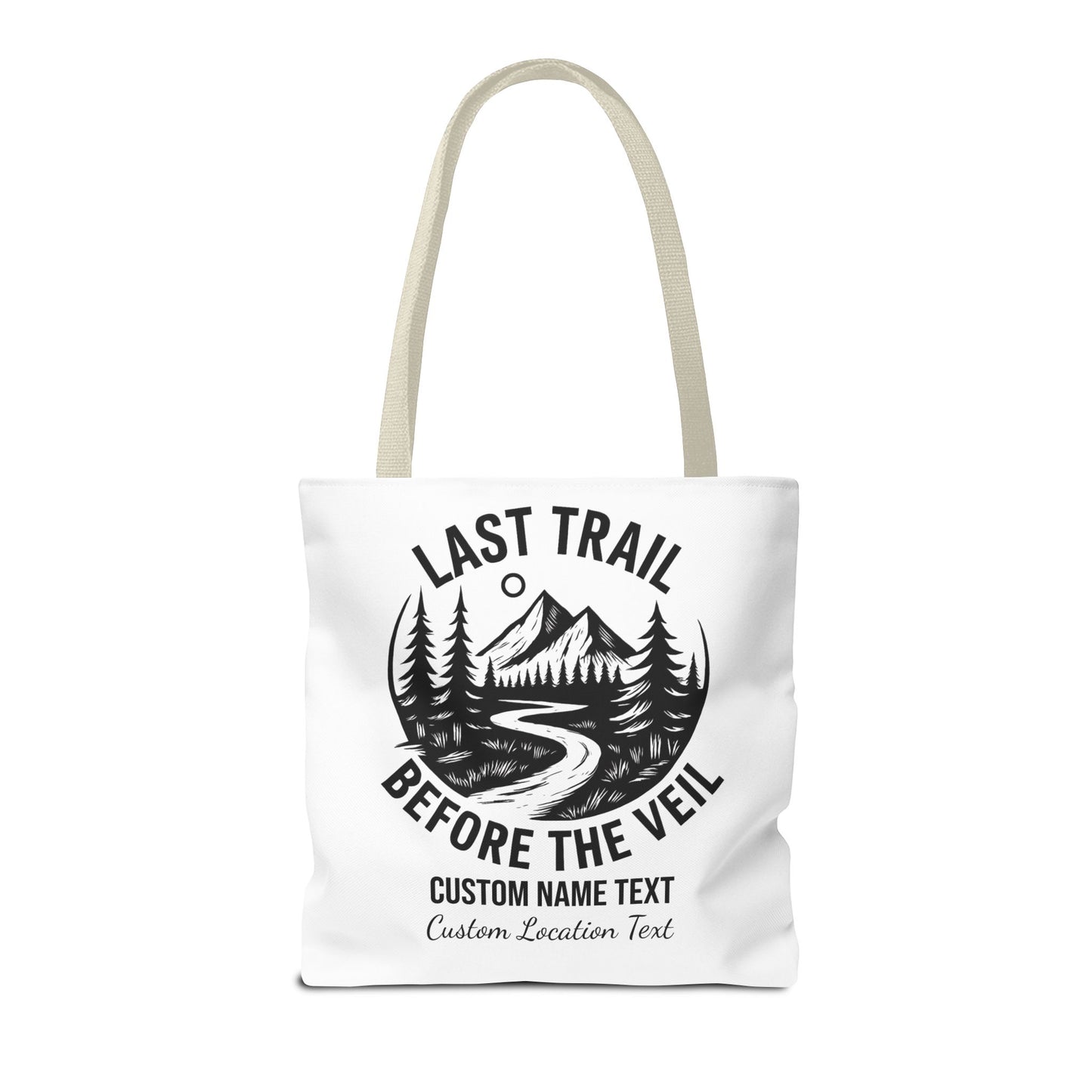 Bachelorette Last Trail Before the Veil Tote, Bride Tote Bag, Bridesmaid Tote Bags, Hen Party Favors, Bride Squad