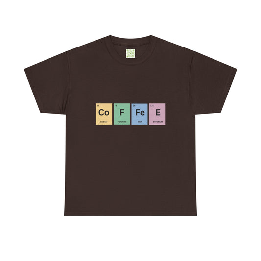 Creative Coffee Science Shirt, Chemistry Elements Tee, Periodic Table Shirt, Gift for Chemist, Science Teacher