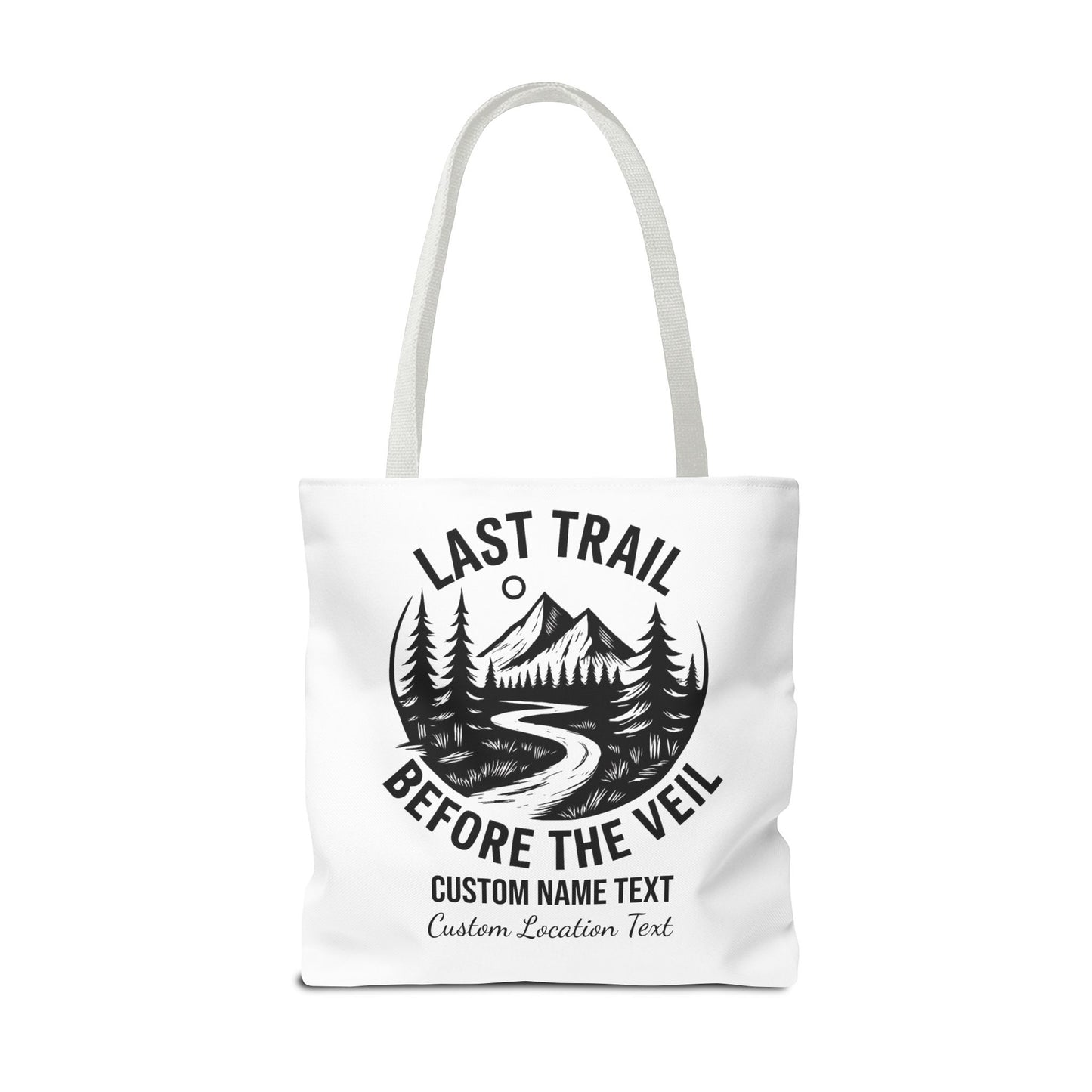 Bachelorette Last Trail Before the Veil Tote, Bride Tote Bag, Bridesmaid Tote Bags, Hen Party Favors, Bride Squad