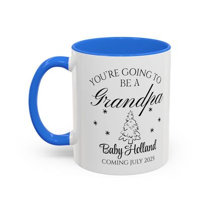 You’re Going to Be a Grandpa Mug, Pregnancy Announcement Coffee Cup, New Grandpa Gift, Baby Reveal Mug for Grandparents, Personalized Baby Announcement