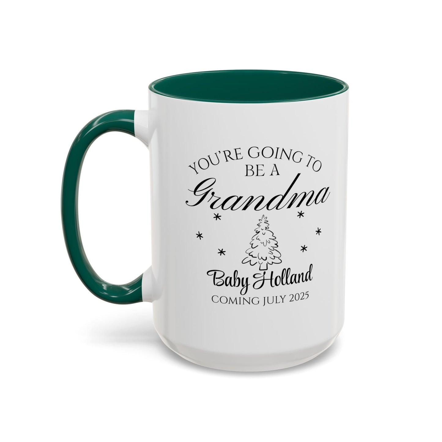 You’re Going to Be a Grandma Mug, Pregnancy Announcement Coffee Cup, New Grandma Gift, Baby Reveal Mug for Grandparents, 2025 Baby Announcement