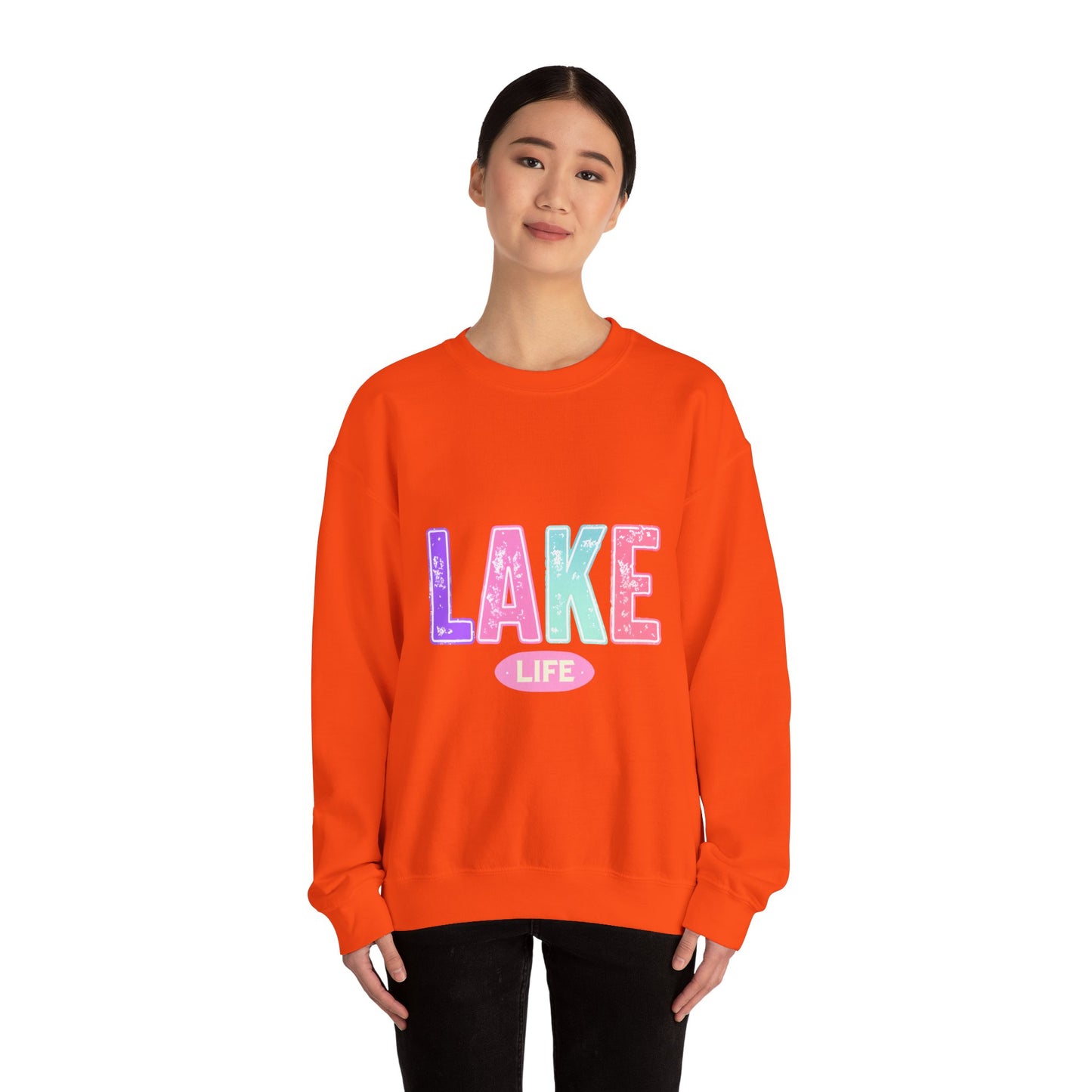 Lake Life Crewneck Sweatshirt - Unisex Heavy Blend for Comfort and Style