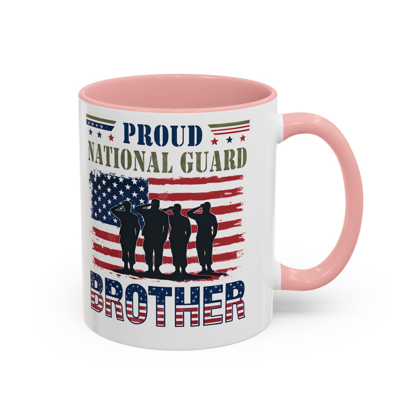 Proud National Guard Brother Coffee Mug, Veteran Appreciation Mug, Military Family Gift, Army Gifts, Tactical Gifts