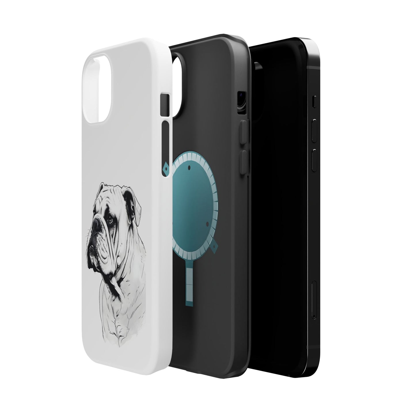 Bulldog Magnetic Tough Cases - Durable Phone Protection, Pet Lovers Gift, Animal Accessories, Unique Design, Personalized Tech