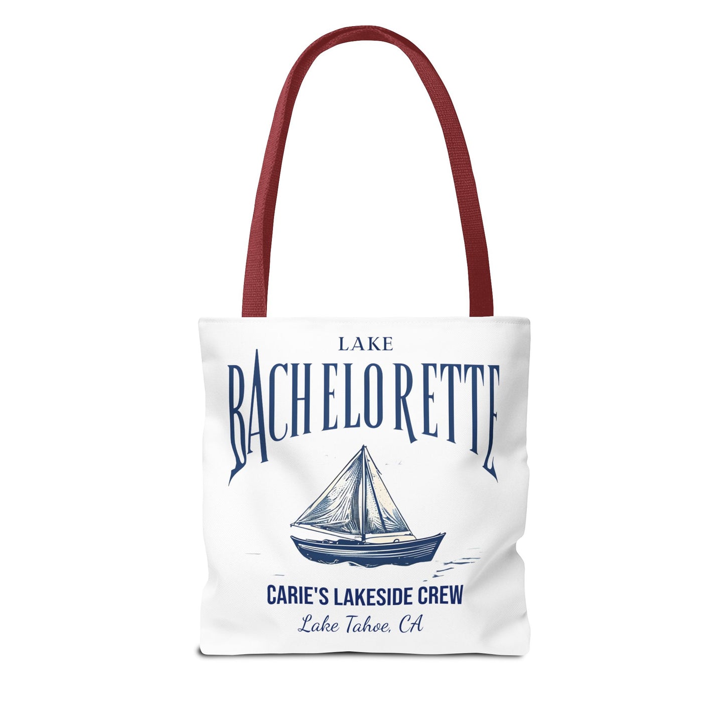 Let's Get Nauti Personalized Tote Bag, Bride Tote Bag, Bridesmaid Tote Bag, Hen Party Favors, Bride Tribe, Lake Bachelorette