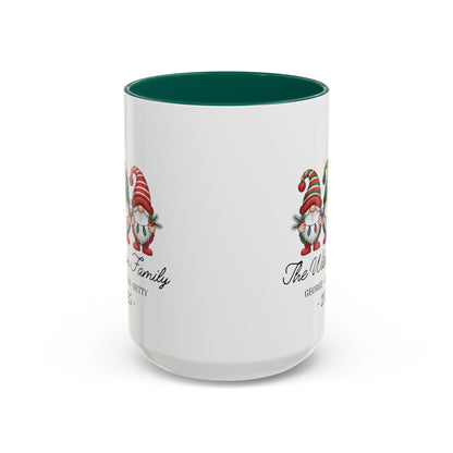 gnome mug, Personalized Family Gnome Christmas Mug, Custom Family Name 2025 Coffee Cup, Cute Holiday Gift for Family, Christmas Gnome Mug Keepsake