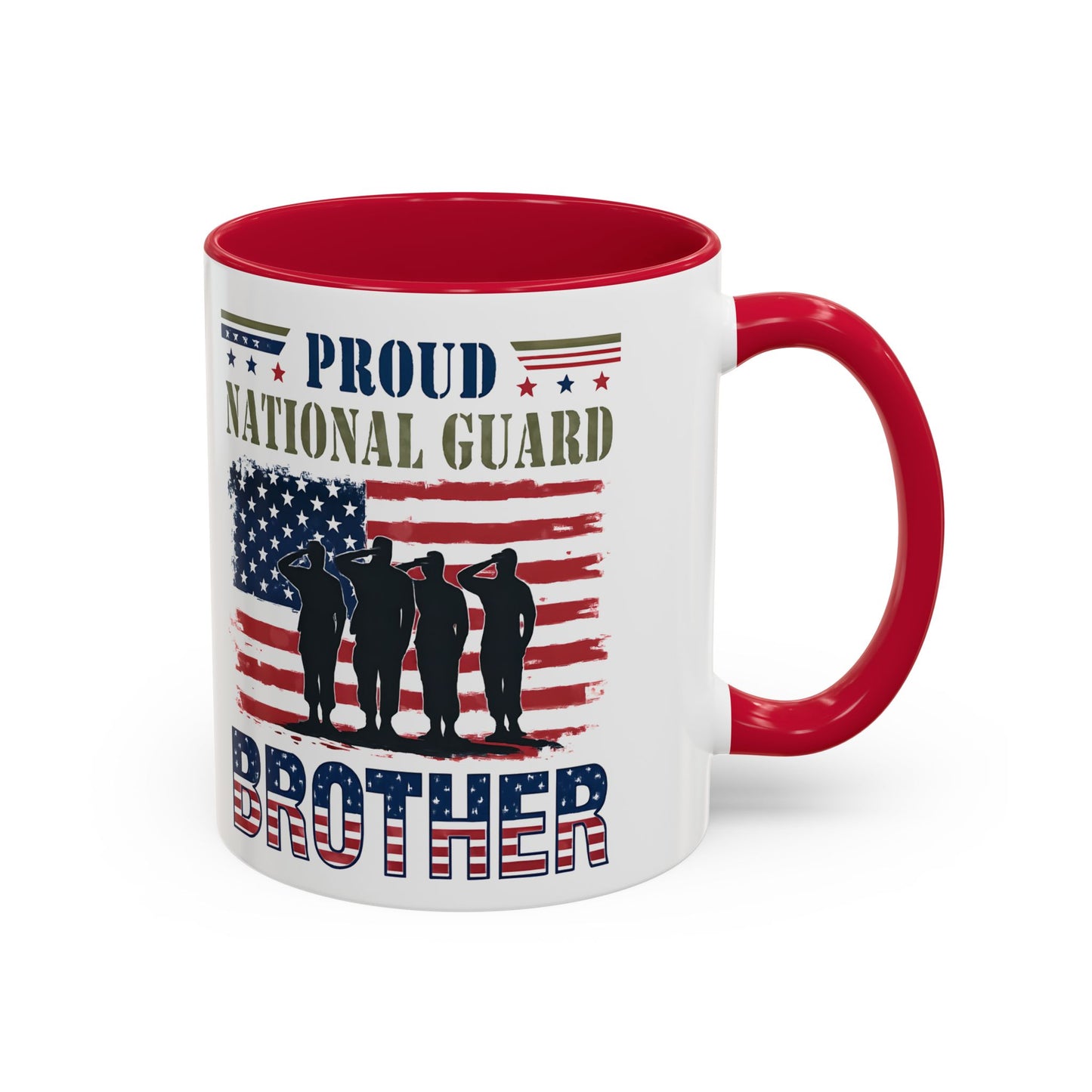 National Guard, Proud Brother Coffee Mug, Veteran Appreciation Mug, Military Family Gift, Army Gifts, Tactical Gifts