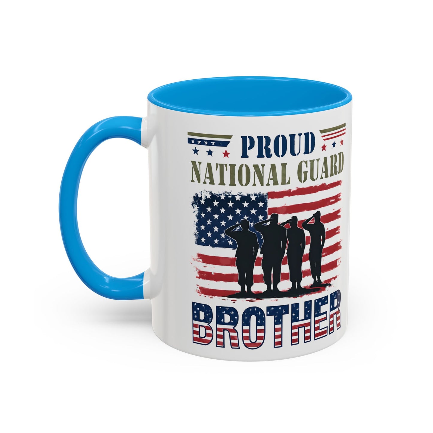 National Guard, Proud Brother Coffee Mug, Veteran Appreciation Mug, Military Family Gift, Army Gifts, Tactical Gifts