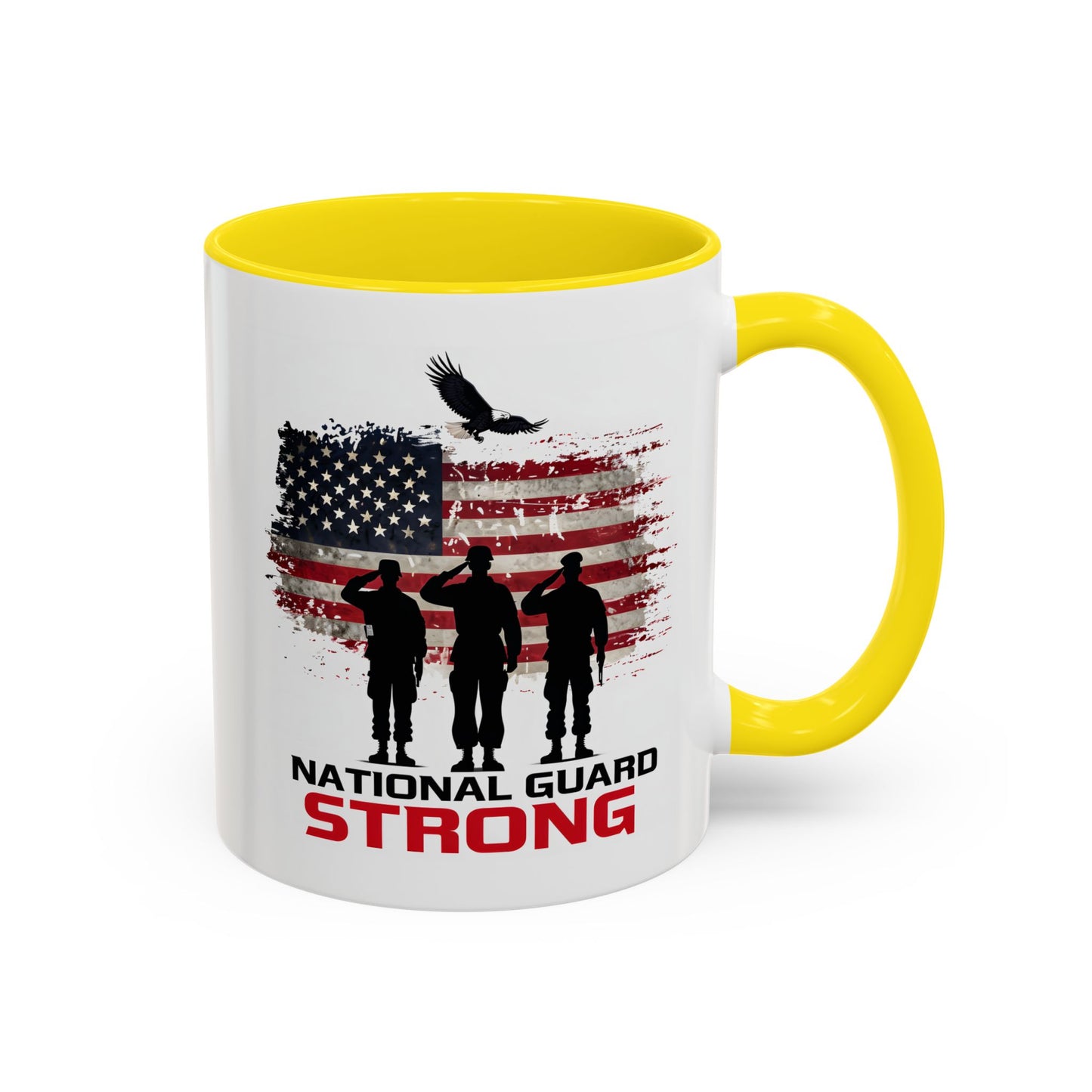 Patriotic National Guard Coffee Mug, Air National Guard, Army Wife Mug, Gift for Soldier, Army Veteran Gift, Army Dad Mug