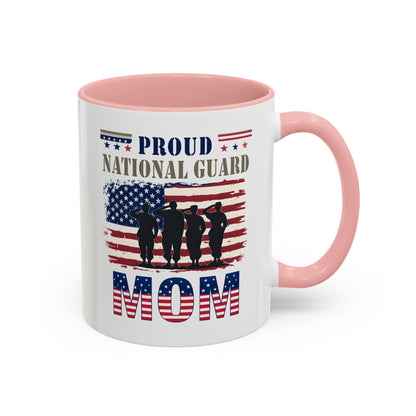 Proud National Guard Mom Mug, Army National Guard, Armed Forces, Veteran Appreciation, Military Family Gift