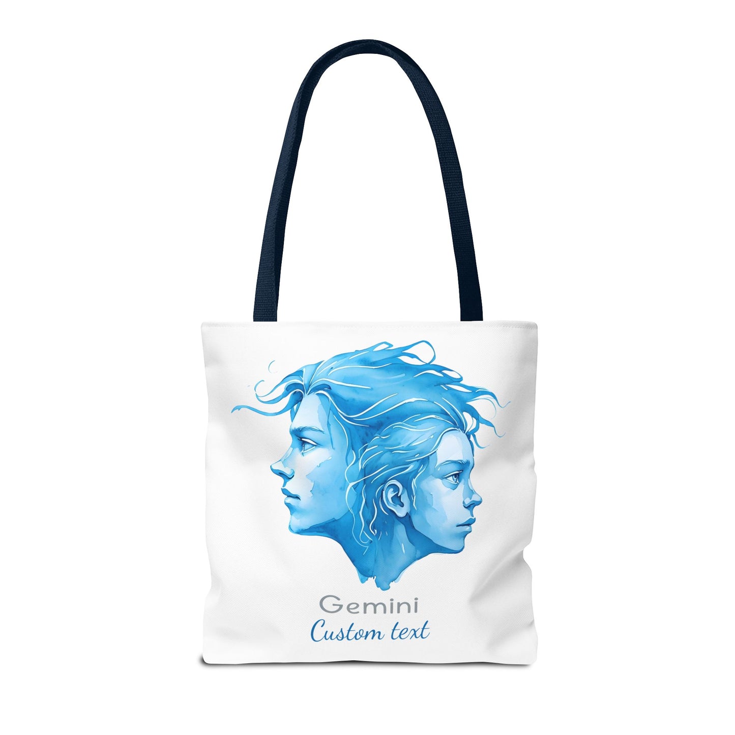 Gemini Zodiac Personalized Tote Bag, Astrology Lover Gift, Artistic Tote Bag, Gemini Birthday Gift, Trendy Tote