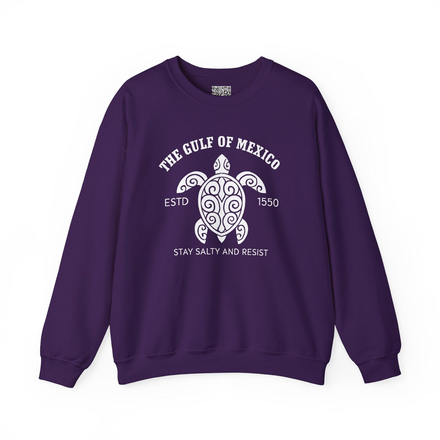 Gulf of Mexico Turtle Sweatshirt - Stay Salty and Resist