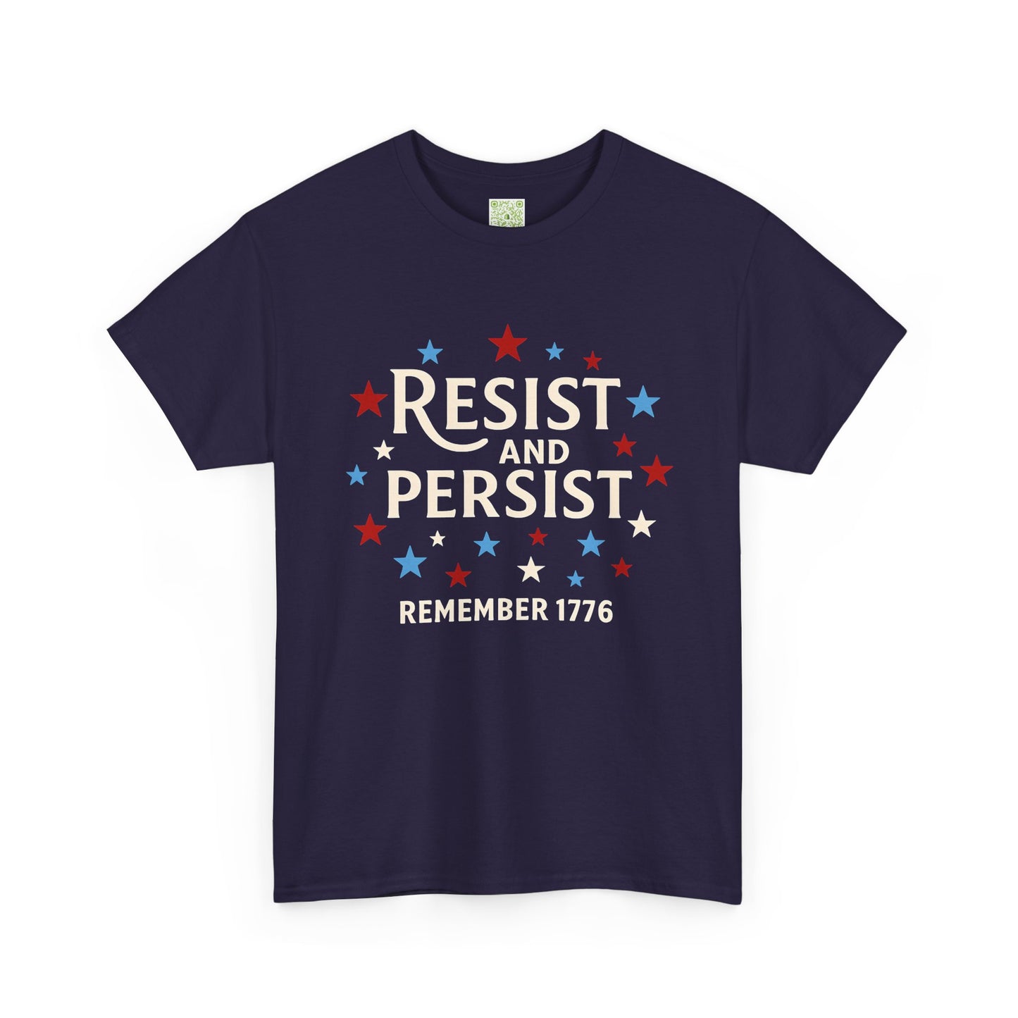 Resist and Persist Tee, Unisex Cotton, Fourth of July Shirt, Memorial Day Shirt, Patriotic Shirt, Freedom Shirt, USA Flag Tee