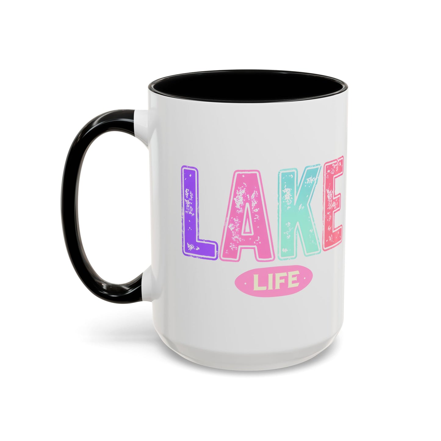 Lake Life Accent Coffee Mug, Great Lakes Mug, Michigan Gifts, Lake Vibes, Modern Mug, Lake House Gifts, Lakehouse Decor