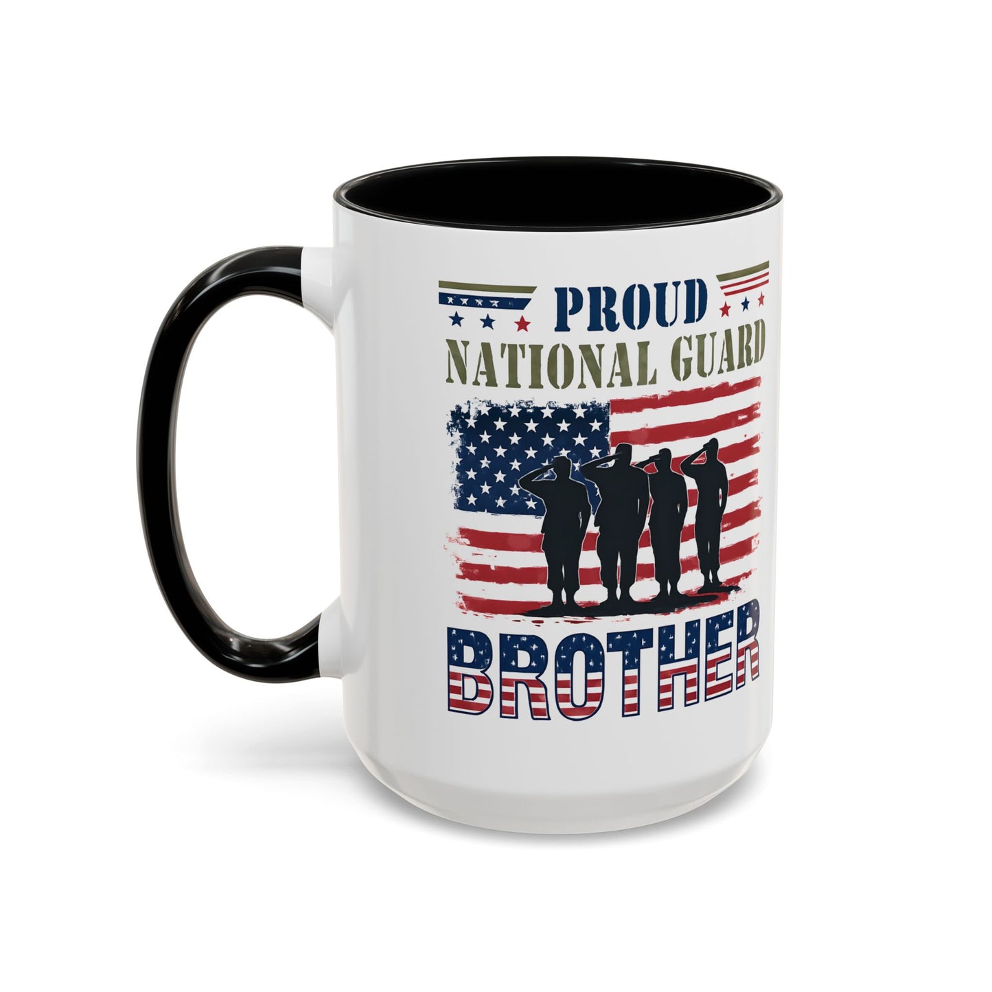 Proud National Guard Brother Coffee Mug, Veteran Appreciation Mug, Military Family Gift, Army Gifts, Tactical Gifts