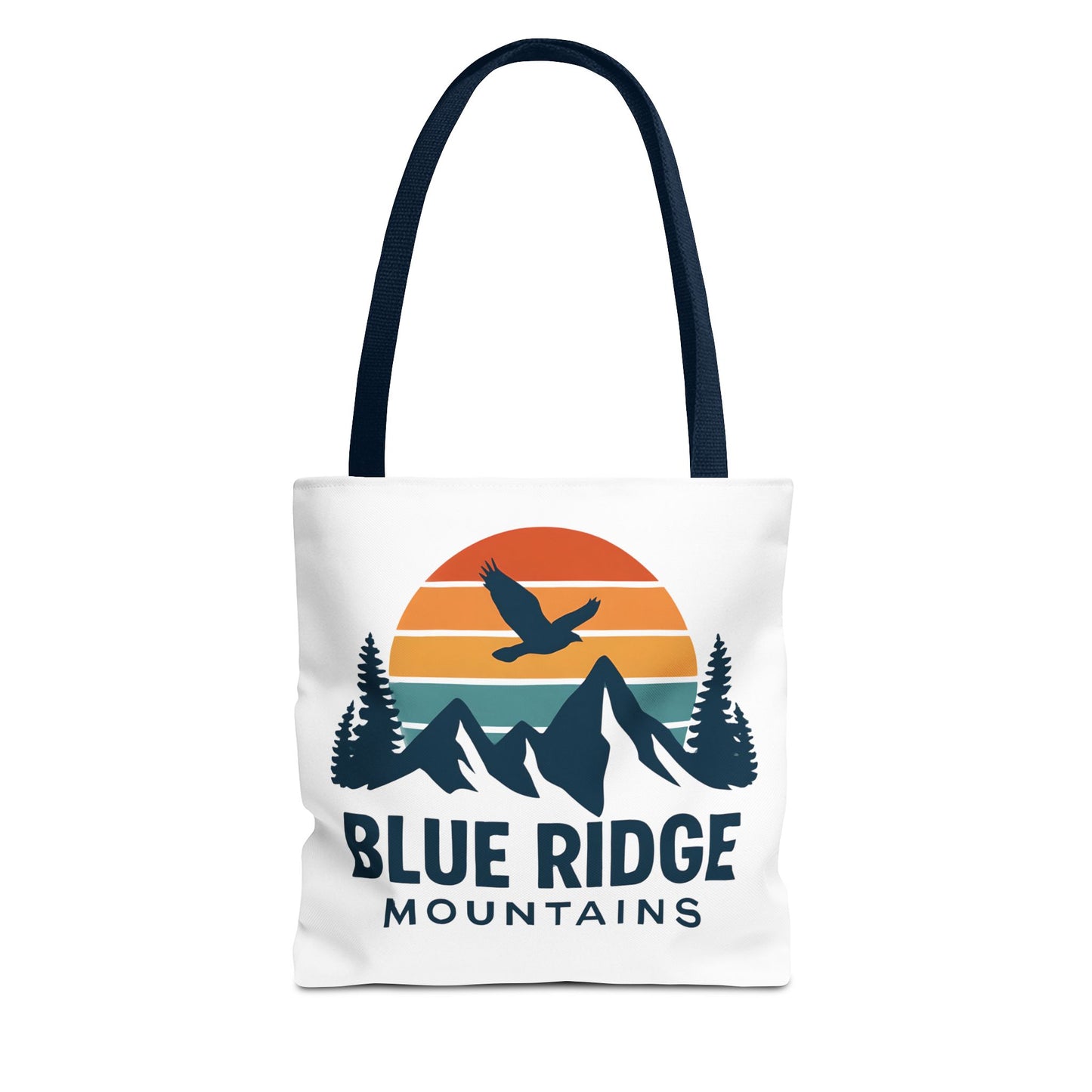 Blue Ridge Mountains Tote, Blue Ridge Parkway Bag, Appalachian Trail Tote, Smokey Mountains Gift, North Carolina Gift