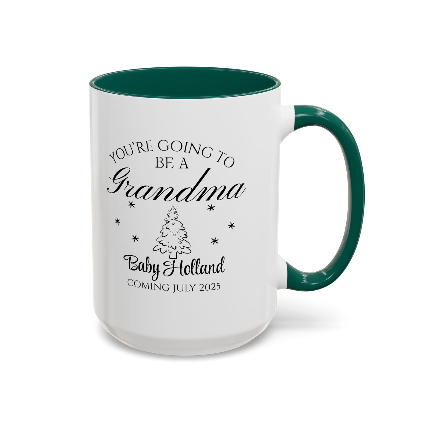 You’re Going to Be a Grandma Mug, Pregnancy Announcement Coffee Cup, New Grandma Gift, Baby Reveal Mug for Grandparents, 2025 Baby Announcement