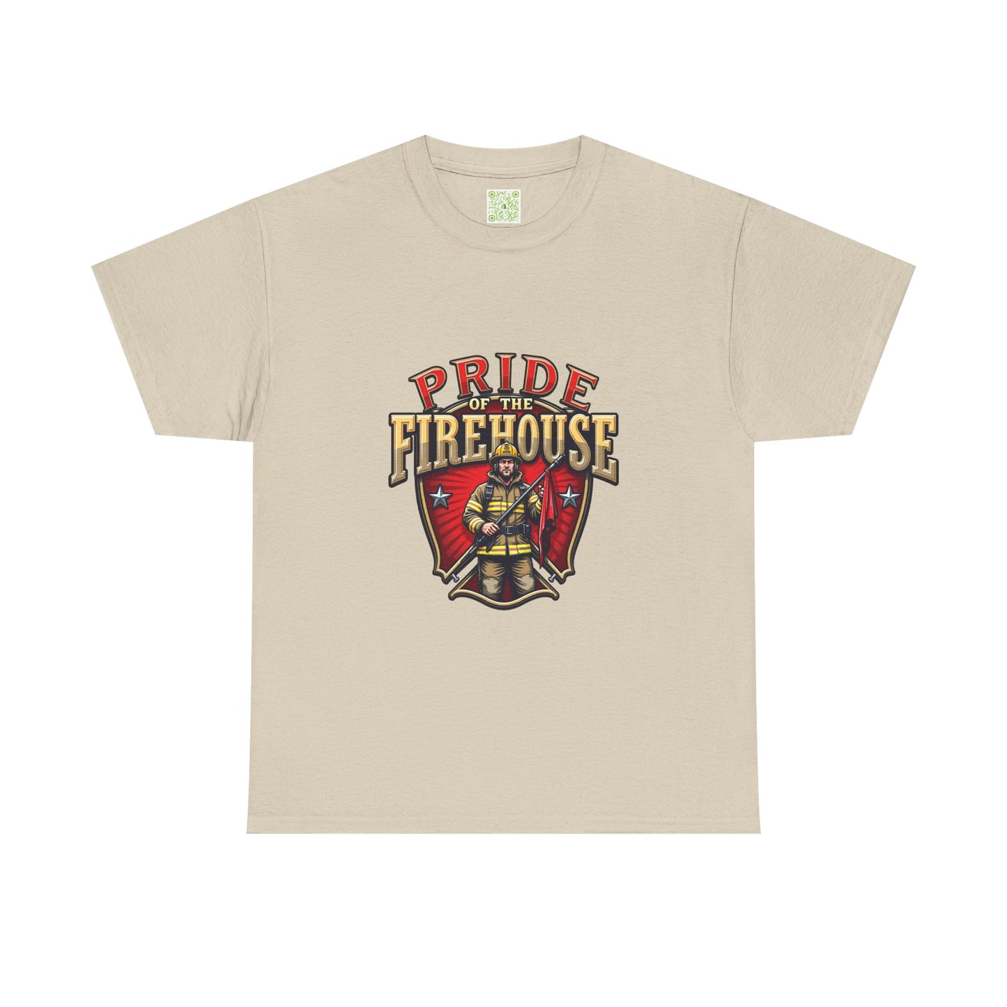 Fireman Shirt Pride of the Firehouse, Firewoman Tee, Firefighter Shirt, First Responder Gift, Fire Rescue, Thin Red Line